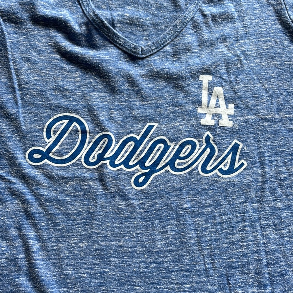LA DODGERS VNeck TShirt